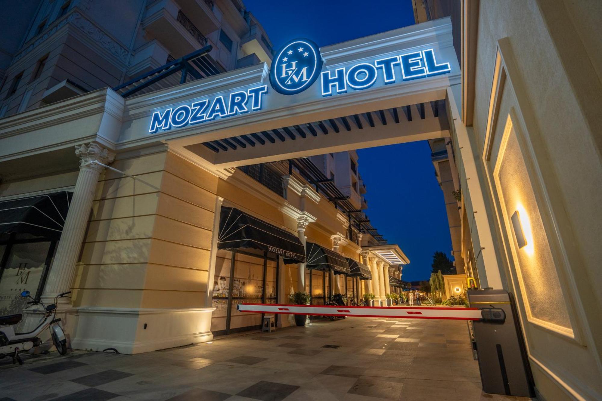 Hotel Mozart Shkodër Exterior foto